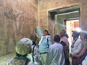 Dr Robert Morkot, Temple of Amada