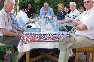 Group lunch, Anakato Nubian restaurant