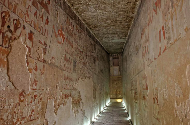 Inside the tomb of Rekhmire