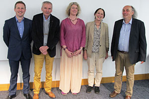 Liam McNamara, Wim Van Neer, BSS Co-Director Lucia Gahlin,Renée Friedman and Stan Hendrickx